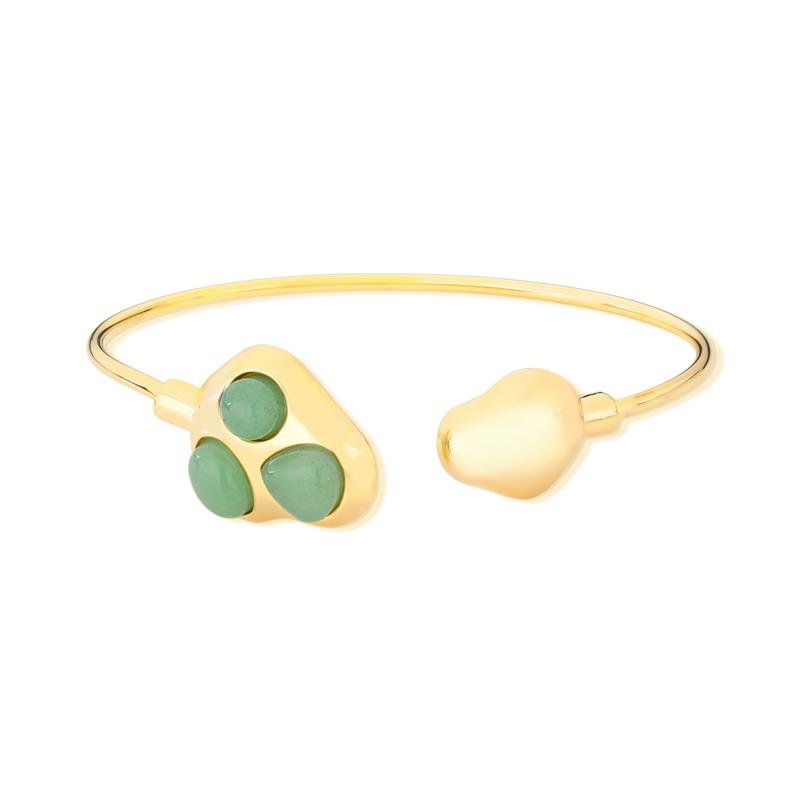 PULSEIRA FOLHEADO A OURO