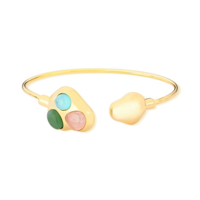 PULSEIRA FOLHEADO A OURO