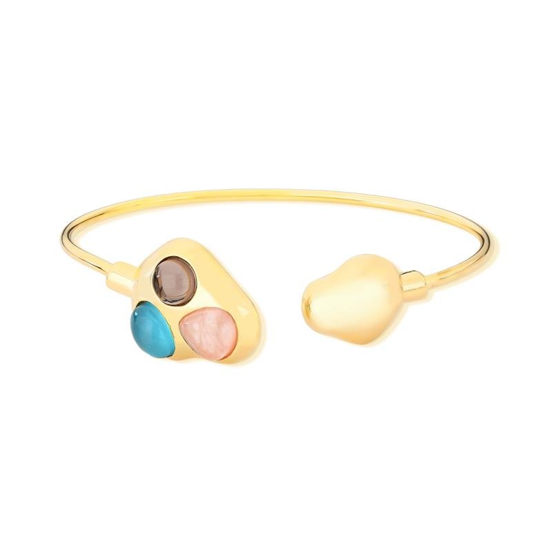 PULSEIRA FOLHEADO A OURO