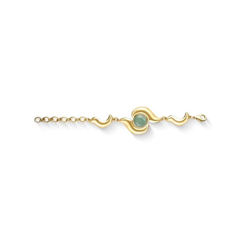 PULSEIRA FOLHEADO A OURO