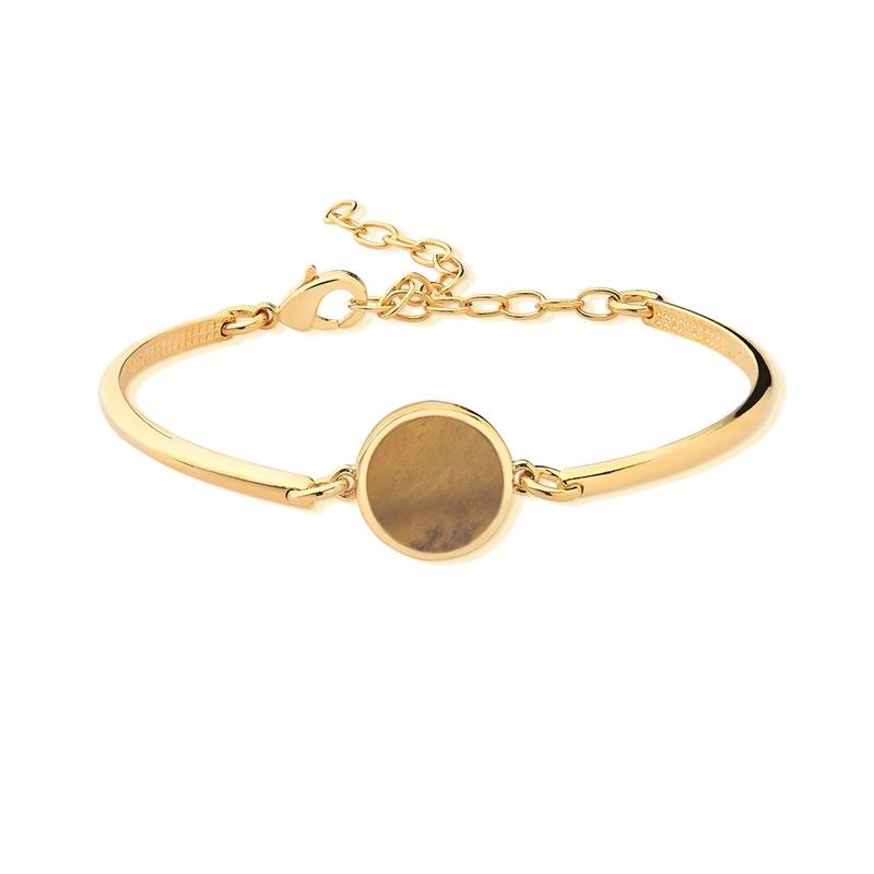 PULSEIRA FOLHEADO A OURO