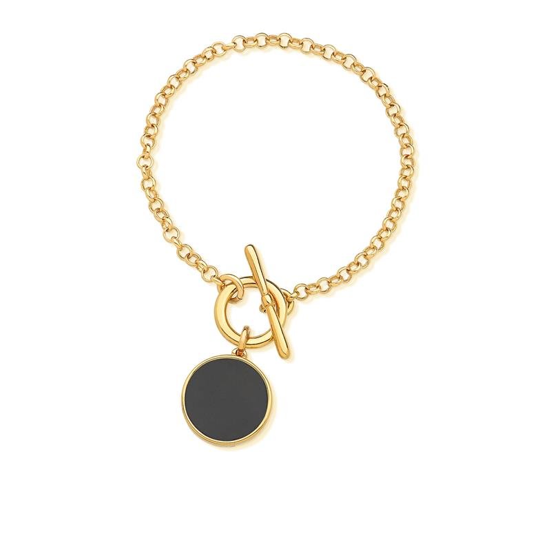 PULSEIRA FOLHEADO A OURO