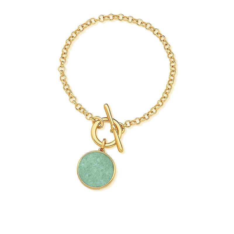 PULSEIRA FOLHEADO A OURO