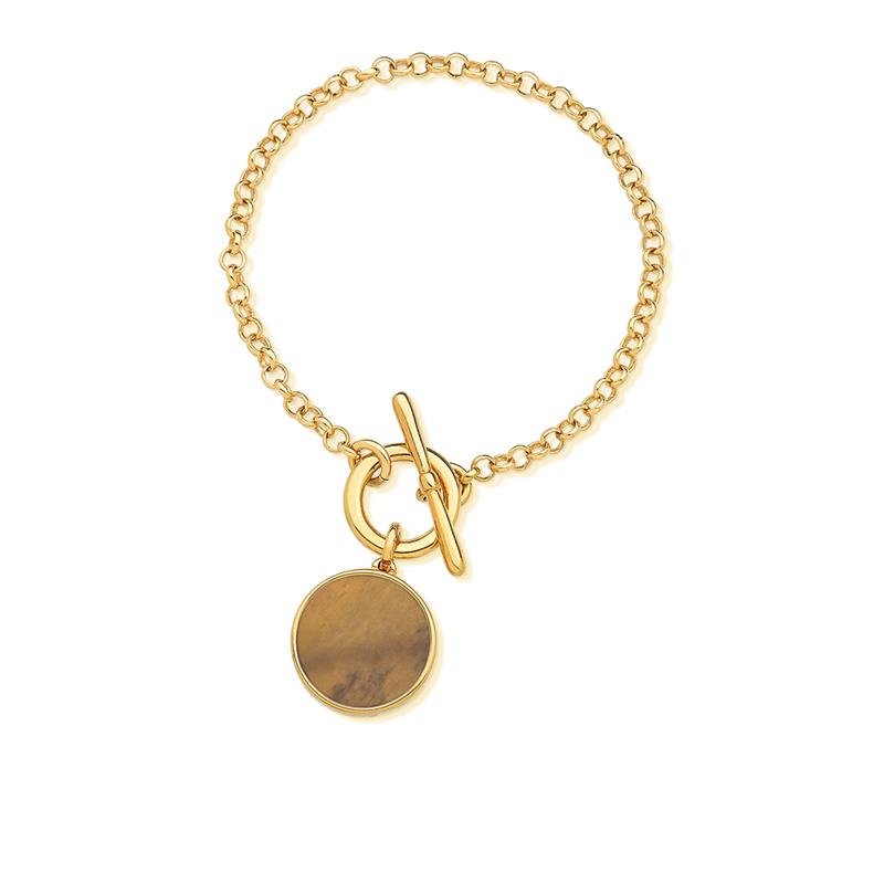 PULSEIRA FOLHEADO A OURO