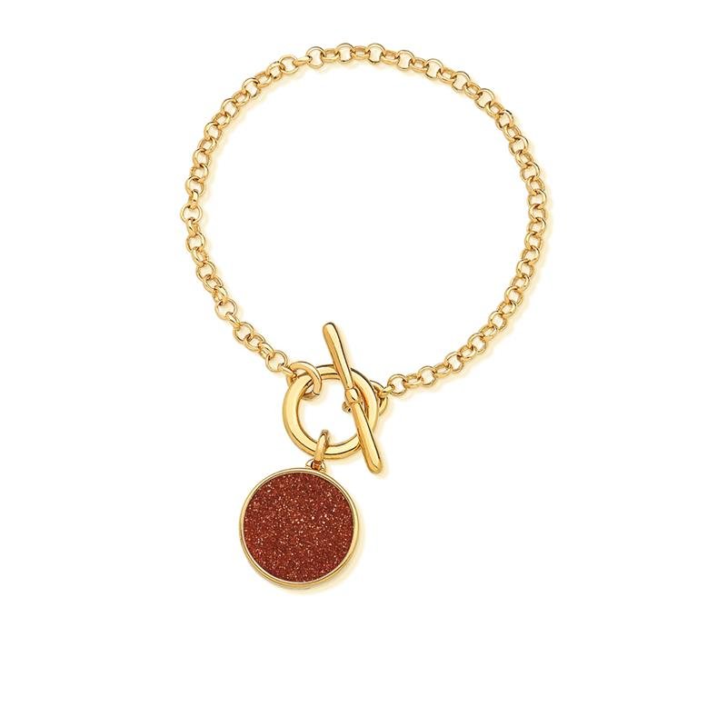 PULSEIRA FOLHEADO A OURO