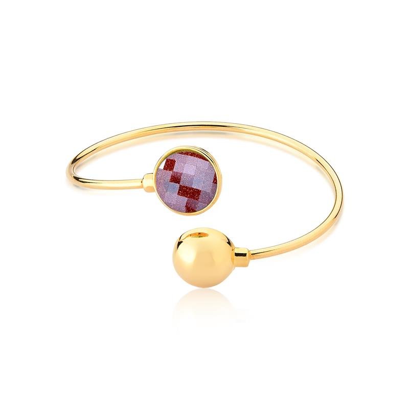 PULSEIRA FOLHEADO A OURO