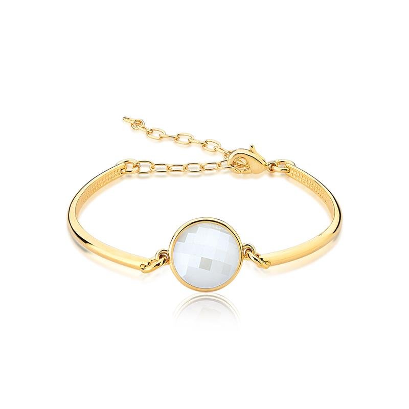 PULSEIRA FOLHEADO A OURO