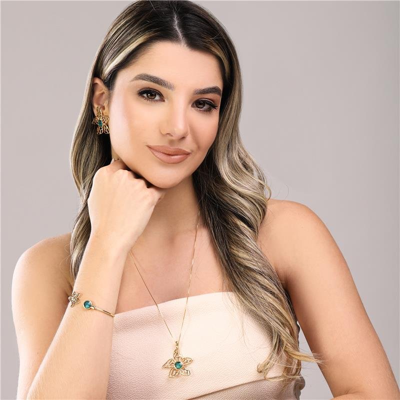 PULSEIRA FOLHEADO A OURO