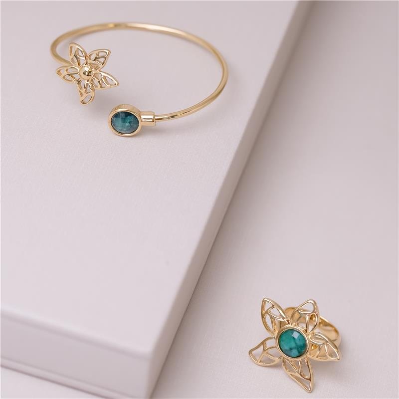 PULSEIRA FOLHEADO A OURO