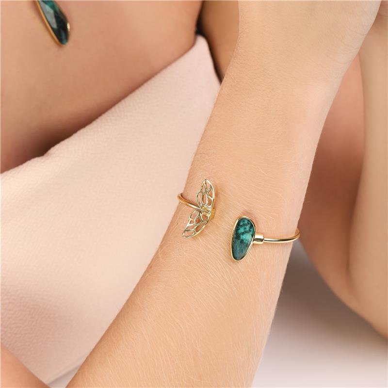 PULSEIRA FOLHEADO A OURO