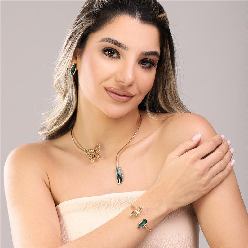 PULSEIRA FOLHEADO A OURO