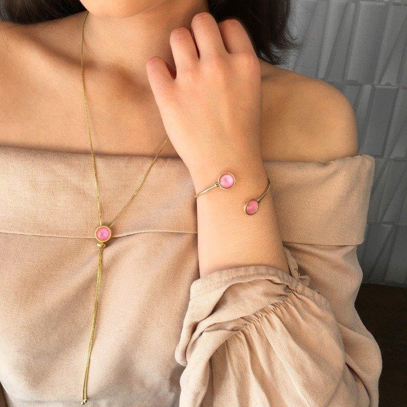 PULSEIRA FOLHEADO A OURO