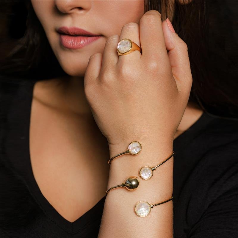 PULSEIRA FOLHEADO A OURO