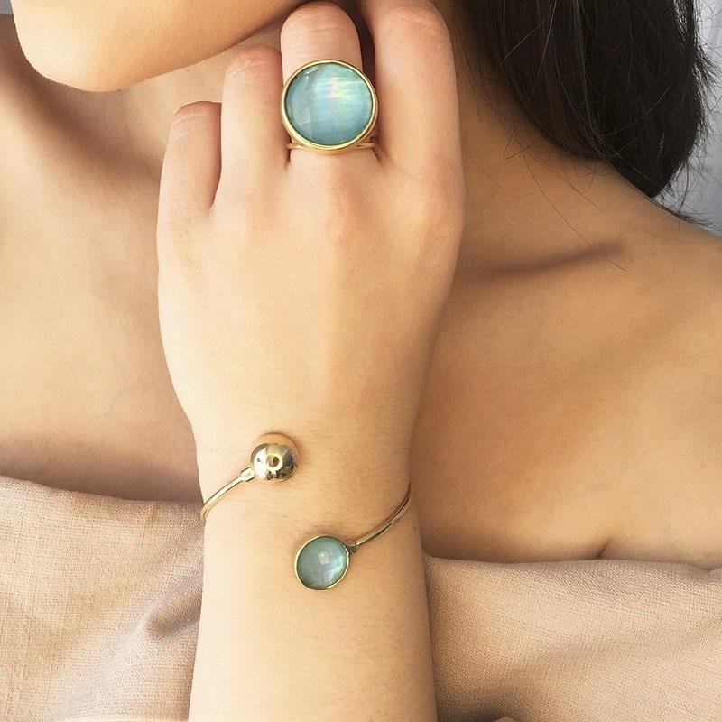 PULSEIRA FOLHEADO A OURO