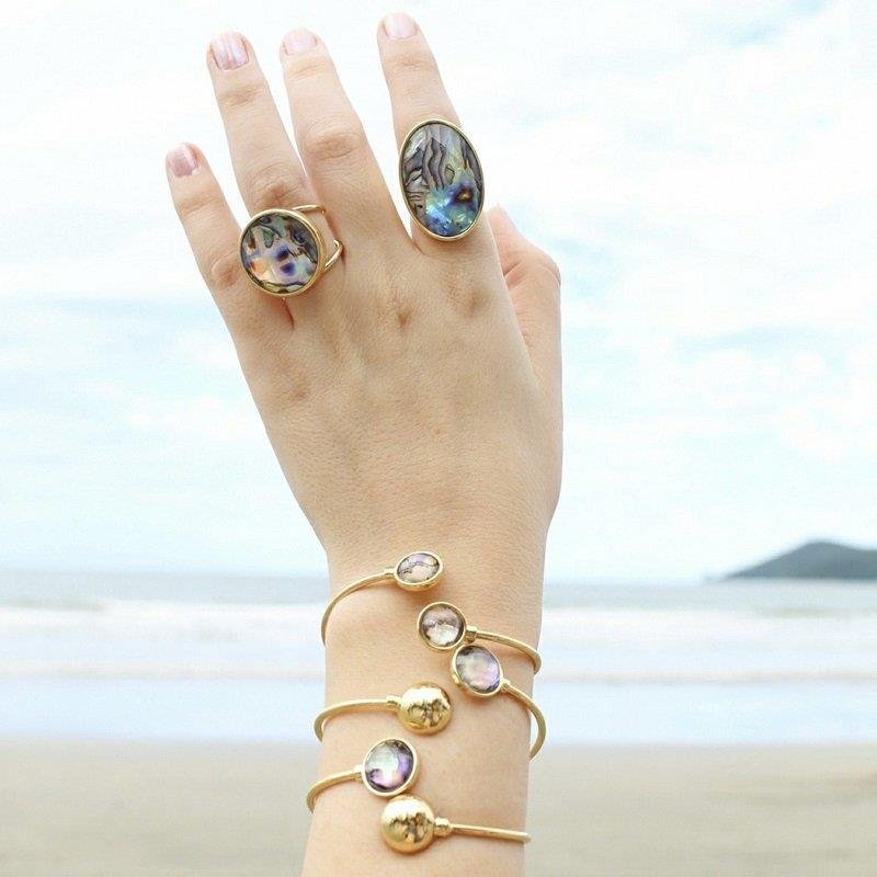 PULSEIRA FOLHEADO A OURO