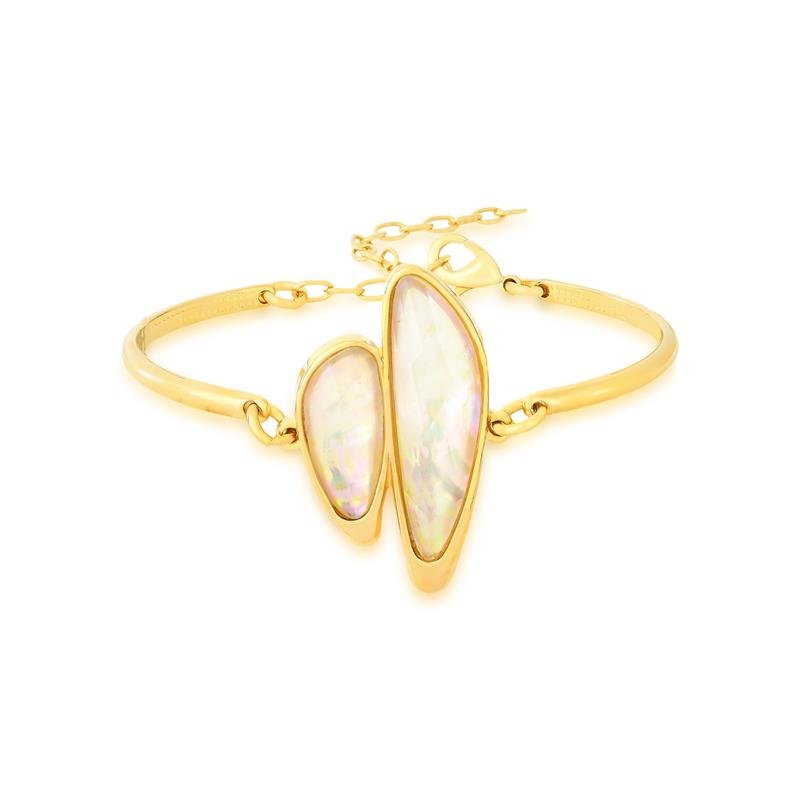 PULSEIRA FOLHEADO A OURO