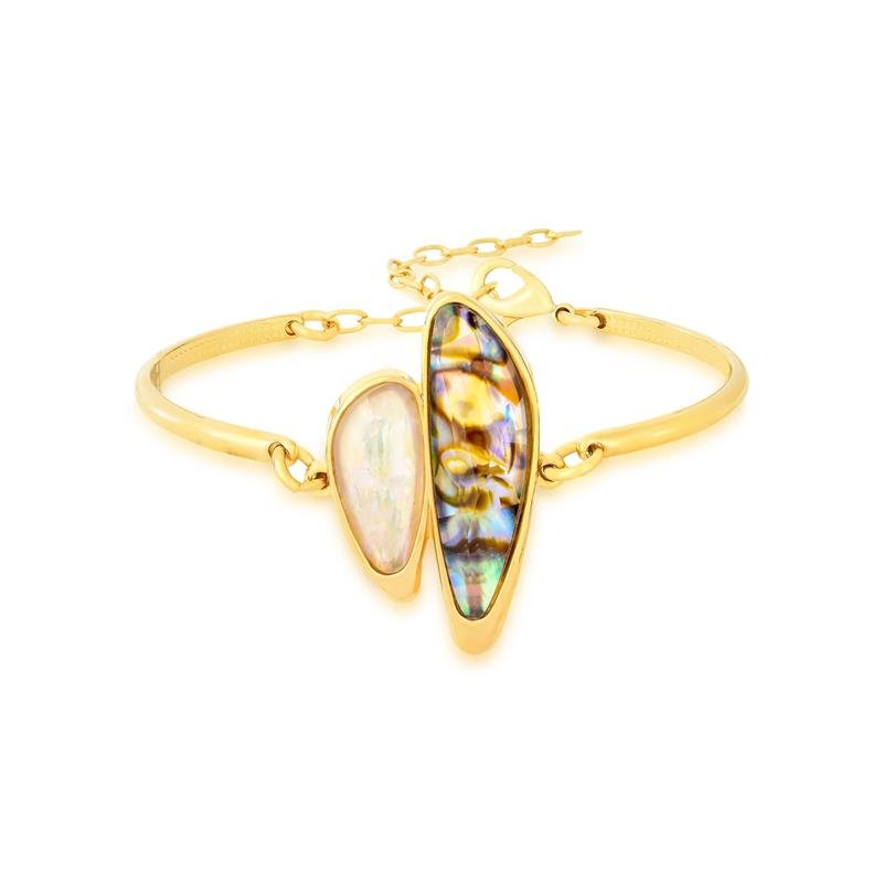 PULSEIRA FOLHEADO A OURO