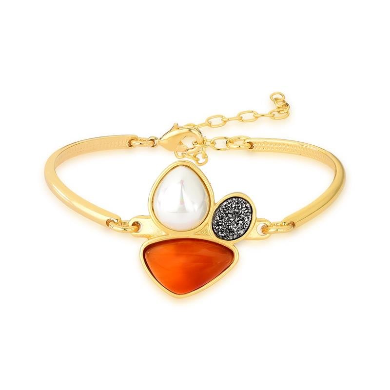 PULSEIRA FOLHEADO A OURO