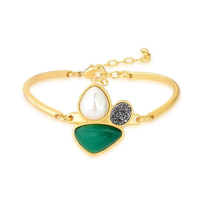 PULSEIRA FOLHEADO A OURO