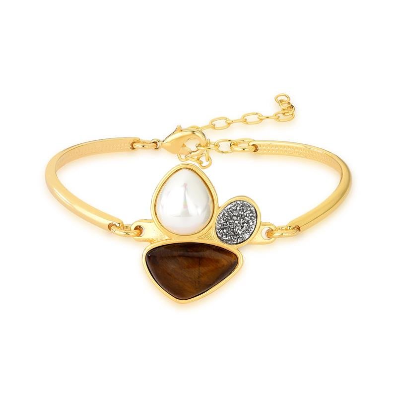 PULSEIRA FOLHEADO A OURO