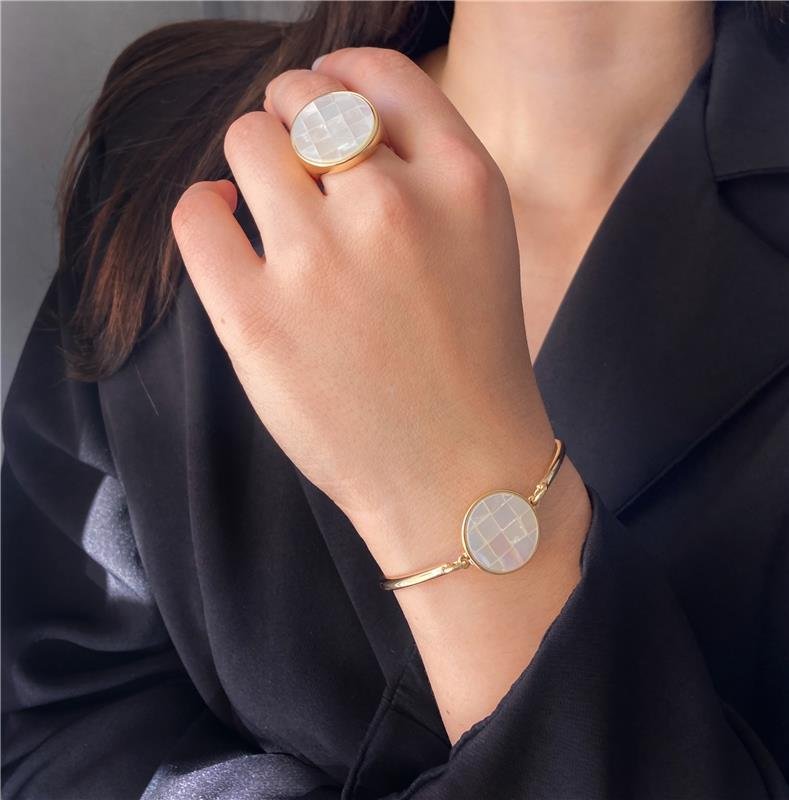 PULSEIRA FOLHEADO A OURO