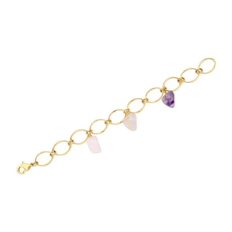 PULSEIRA FOLHEADO A OURO