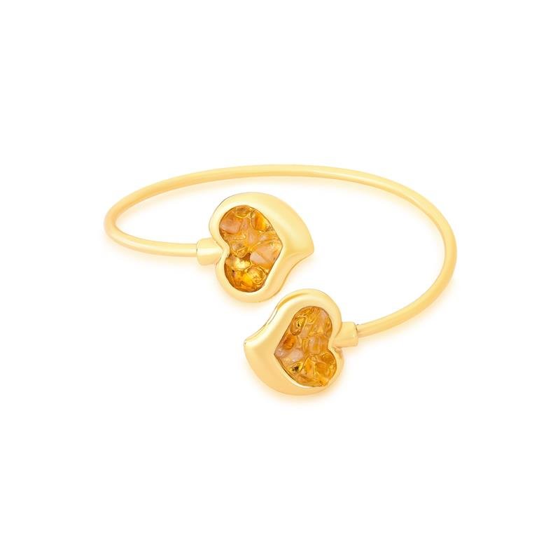 PULSEIRA FOLHEADO A OURO