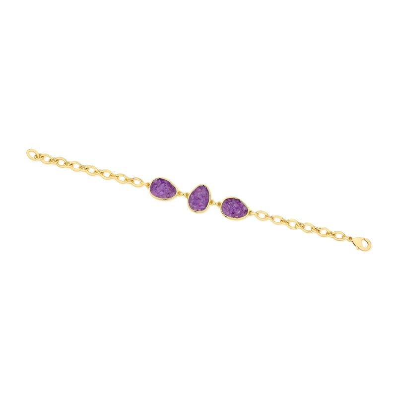 PULSEIRA FOLHEADO A OURO