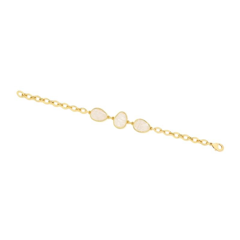 PULSEIRA FOLHEADO A OURO