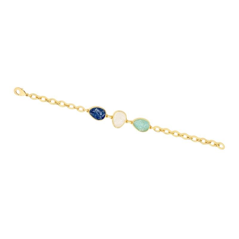 PULSEIRA FOLHEADO A OURO