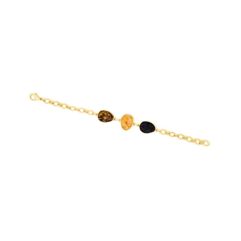 PULSEIRA FOLHEADO A OURO
