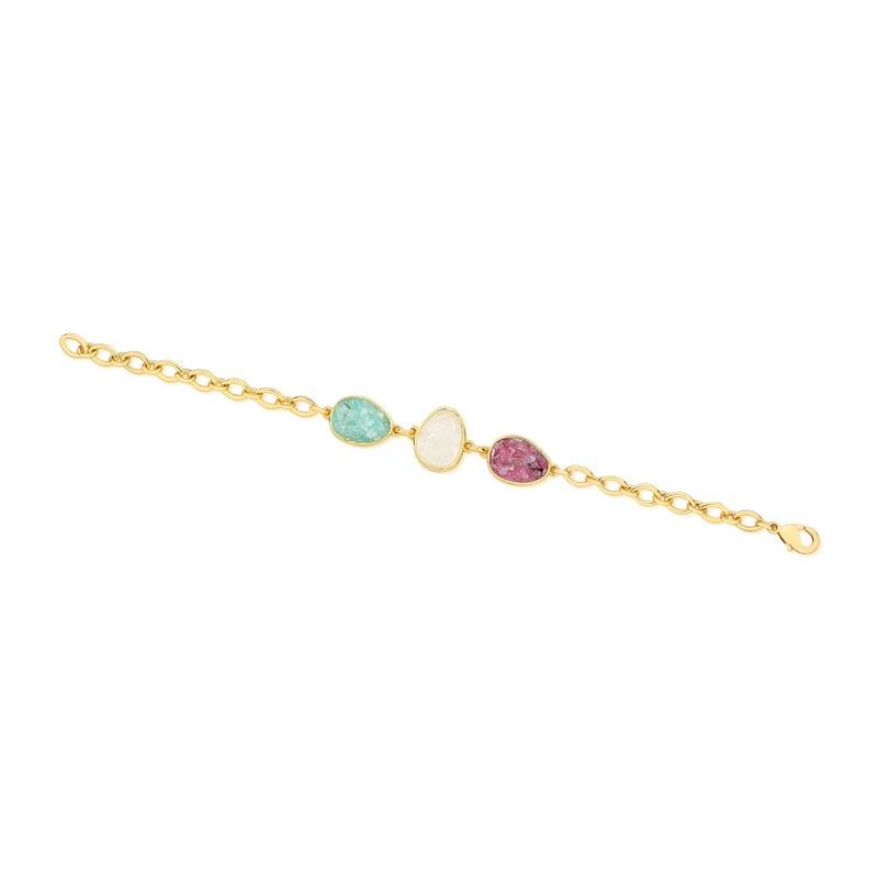 PULSEIRA FOLHEADO A OURO