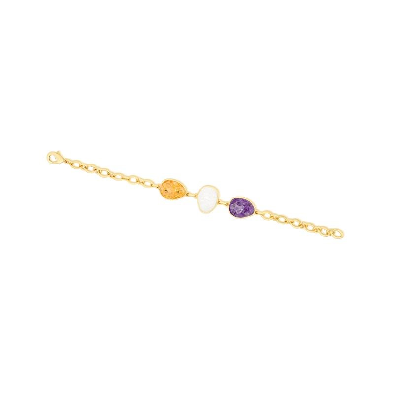 PULSEIRA FOLHEADO A OURO