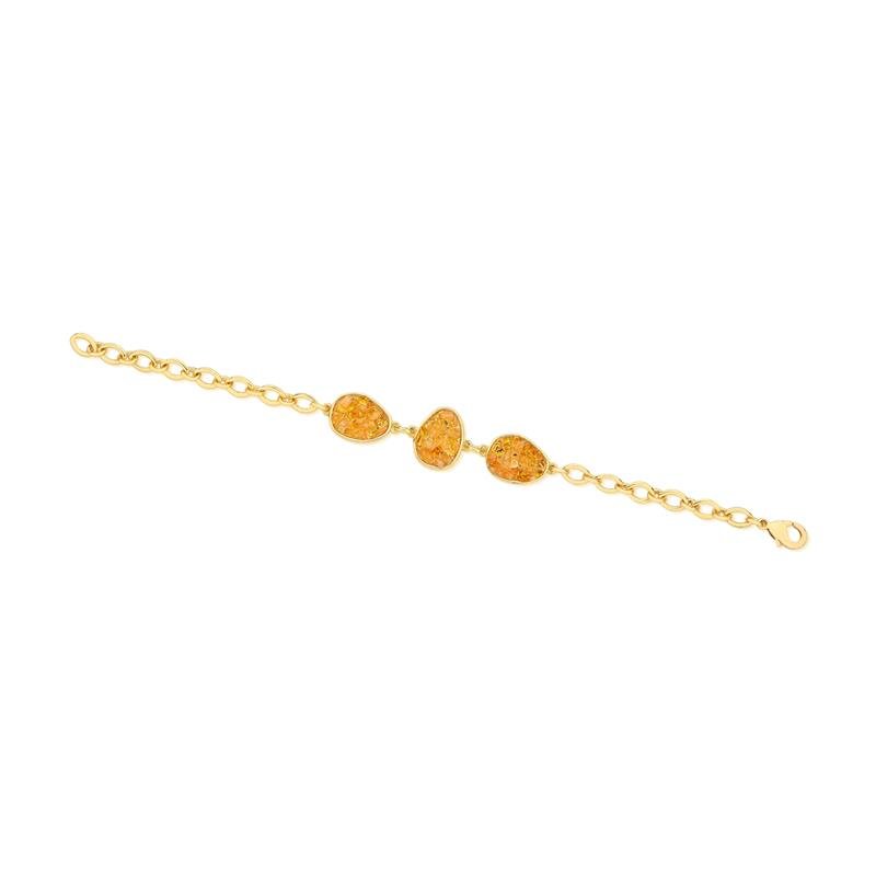 PULSEIRA FOLHEADO A OURO