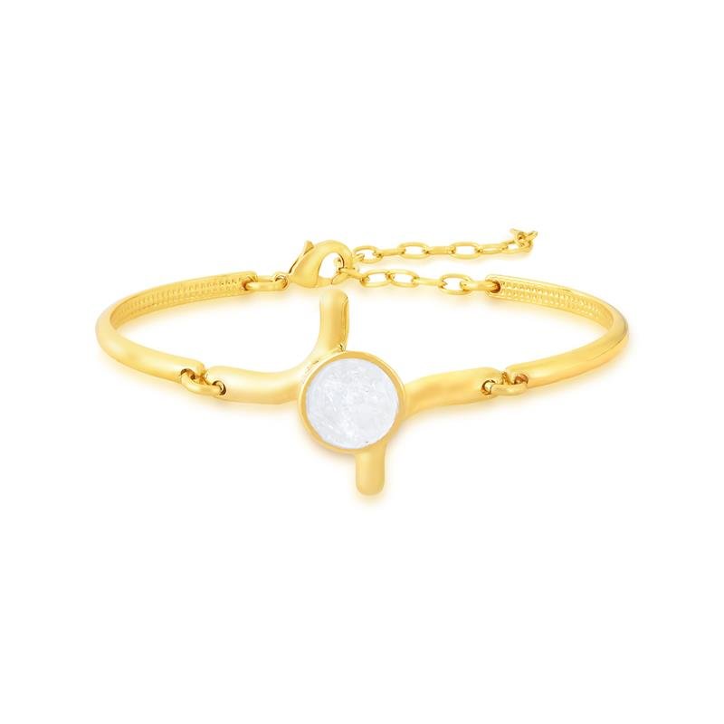 PULSEIRA FOLHEADO A OURO