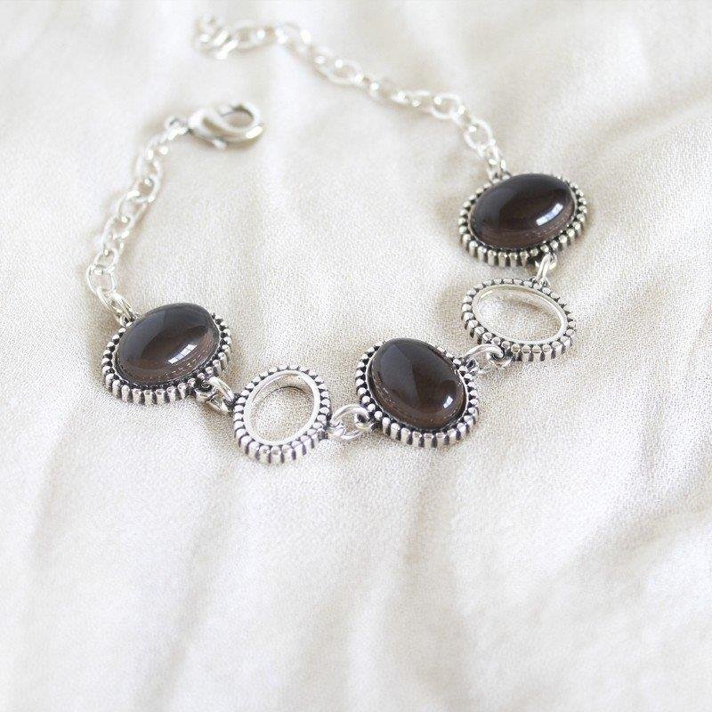 PULSEIRA FOLHEADO A PRATA VELHA