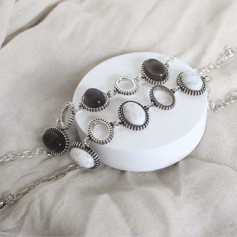 PULSEIRA FOLHEADO A PRATA VELHA