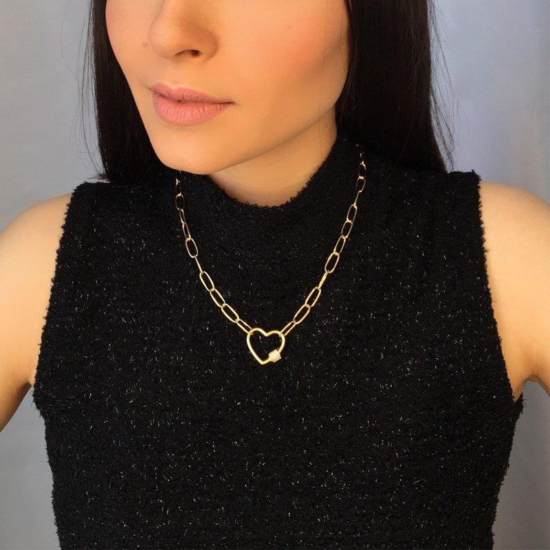 CORRENTE/CHOKERS FOLHEADO A OURO