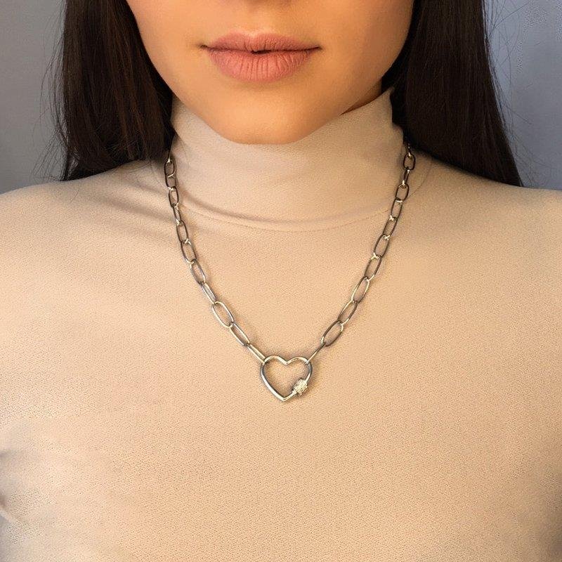 CORRENTE/CHOKERS FOLHEADO A RÓDIO