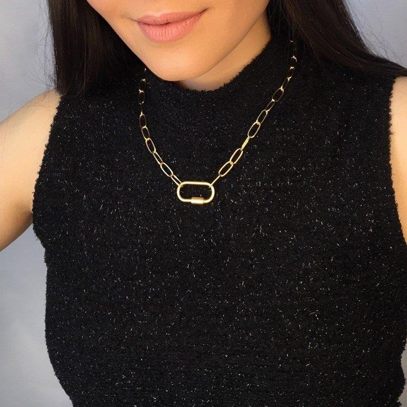CORRENTE/CHOKERS FOLHEADO A RÓDIO