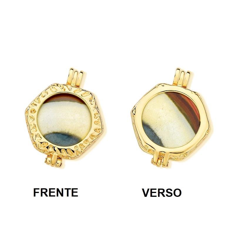 COMBO RELICÁRIO FOLHEADO A OURO