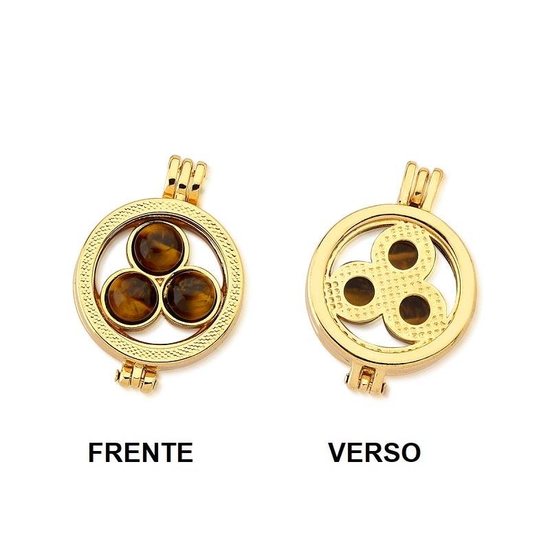COMBO RELICÁRIO FOLHEADO A OURO