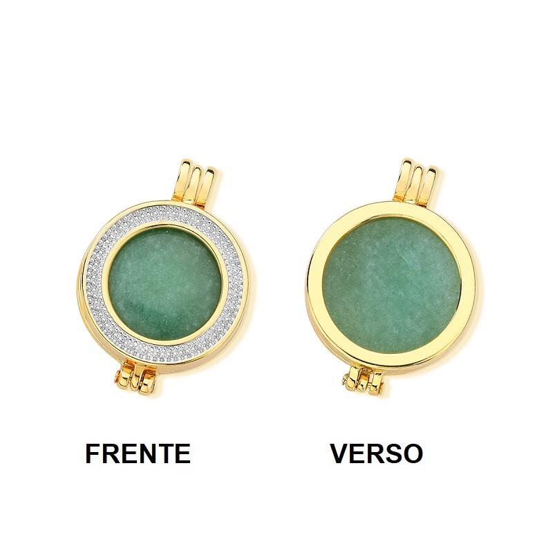 COMBO FOLHEADO A OURO E RÓDIO BRANCO