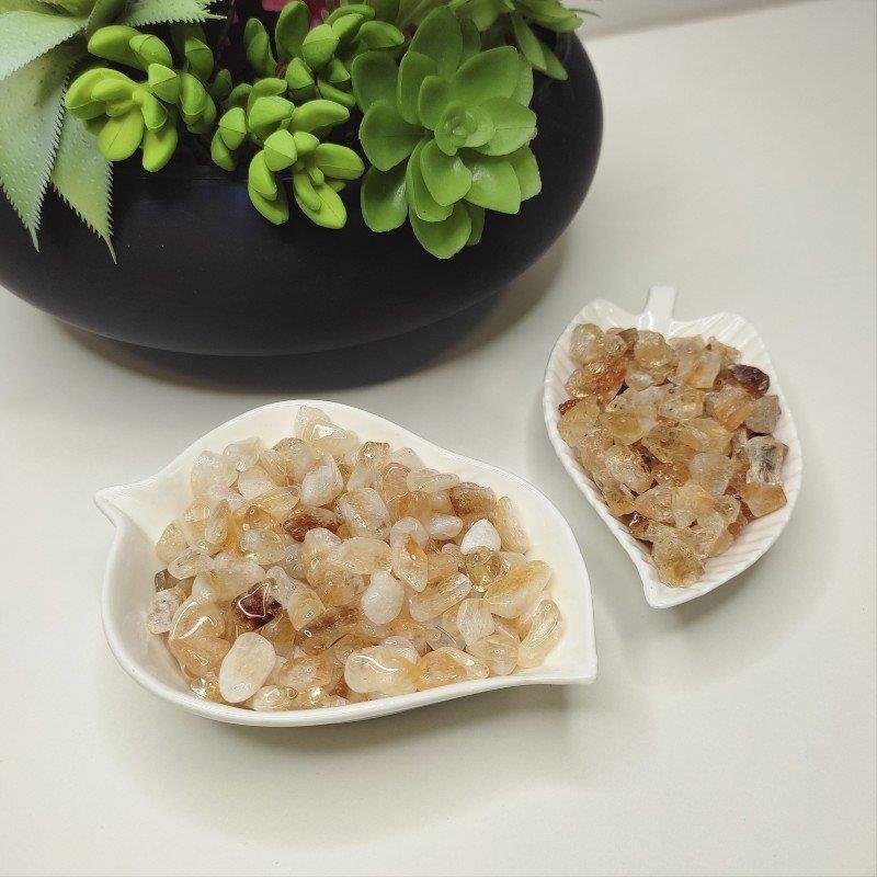 KIT DE PEDRAS NATURAIS POLIDAS DE 250G - CITRINO