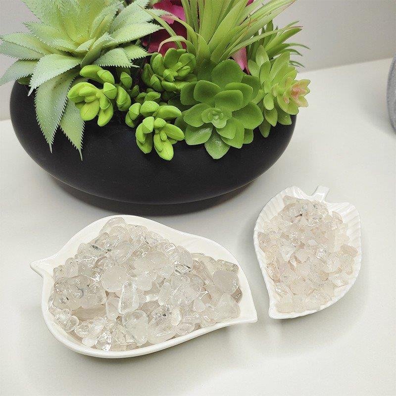 KIT DE PEDRAS NATURAIS POLIDAS 250G - CRISTAL DE ROCHA