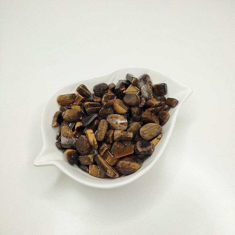KIT DE PEDRAS NATURAIS POLIDAS 250G - OLHO DE TIGRE