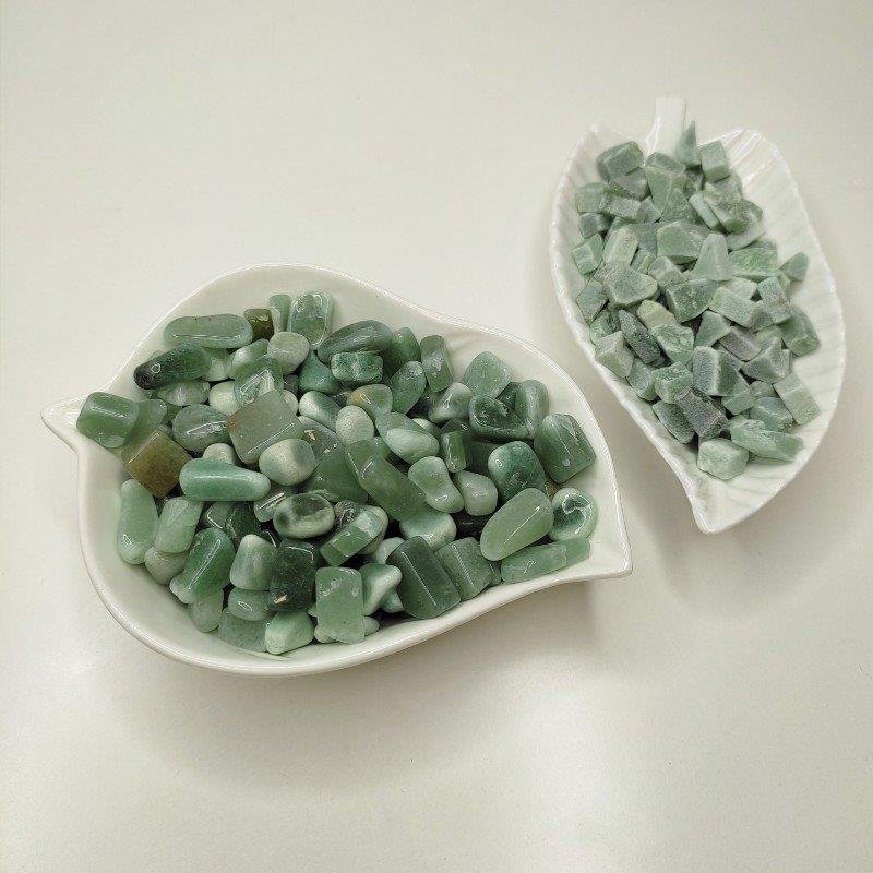KIT DE PEDRAS NATURAIS POLIDAS 250G - QUARTZO VERDE