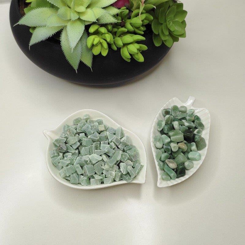 KIT DE PEDRAS NATURAIS BRUTAS 250G - QUARTZO VERDE