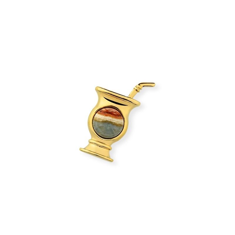 PINGENTE FOLHEADO A OURO SEM CORRENTE